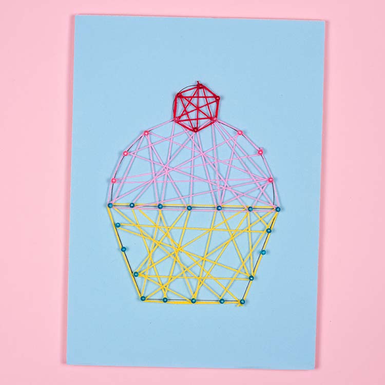 Cupcake String Art