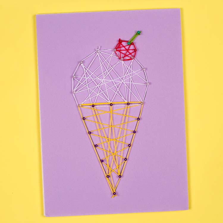 Ice Cream String Art