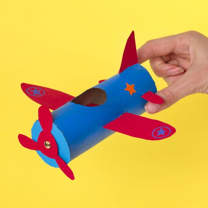 Cardboard Tube Aeroplane