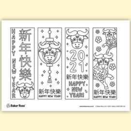 Chinese New Year Bookmarks