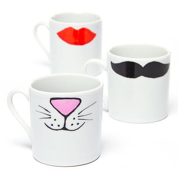 Funny Faces Espresso Mugs