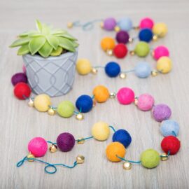 Felt Ball Garland