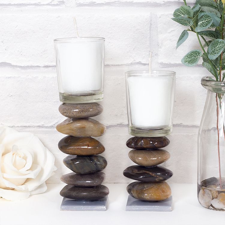 Pebble Candlesticks