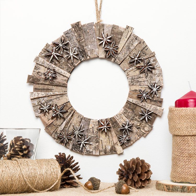 Natural Bark Wreath