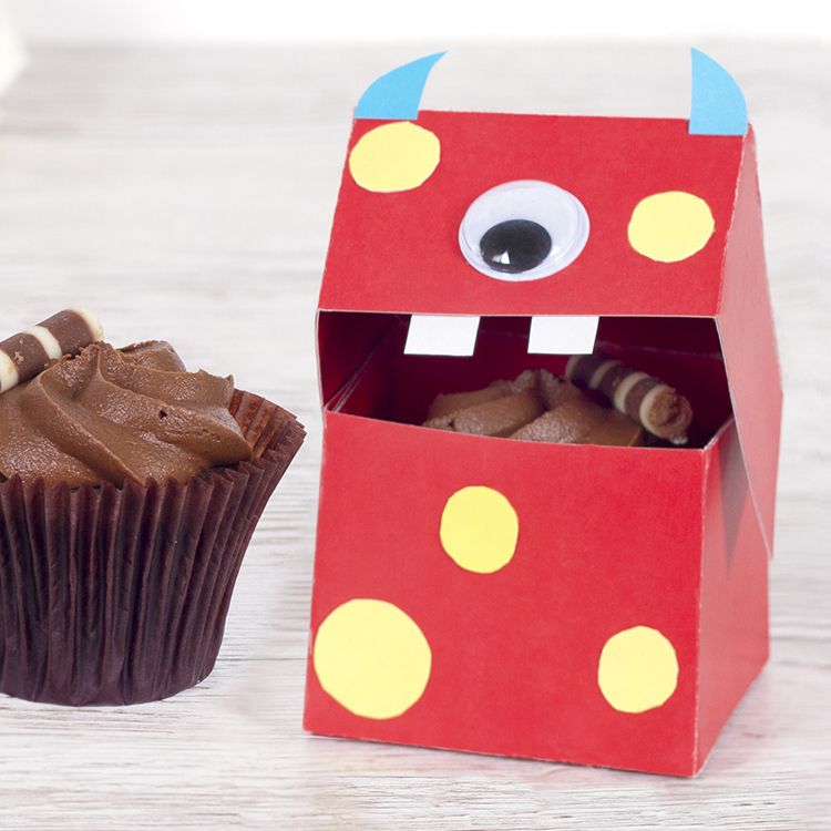 Monster Cupcake Box