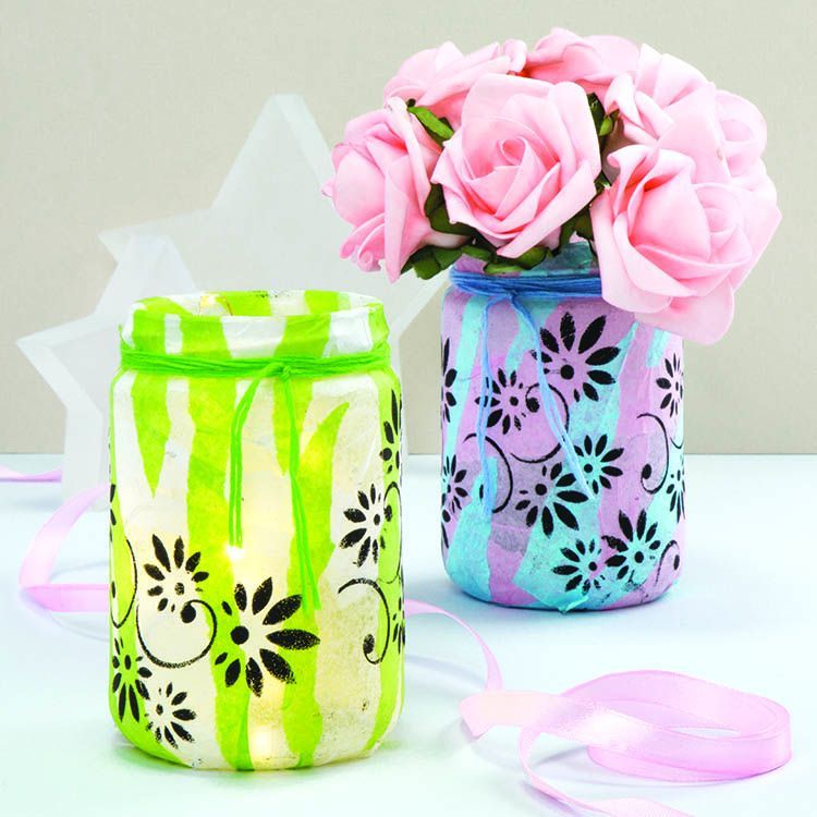 Stencil Lanterns