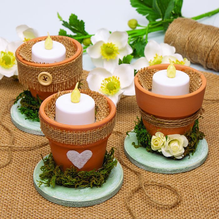 Rustic Wedding Candles Holders