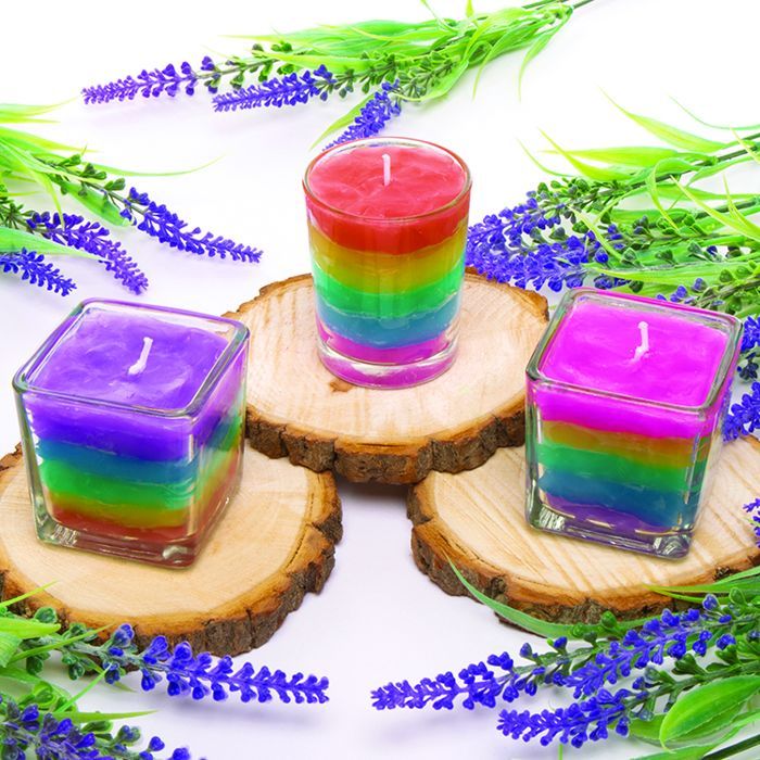 Rainbow Candle