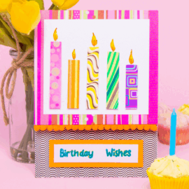 Jazzy Birthday Candles Card
