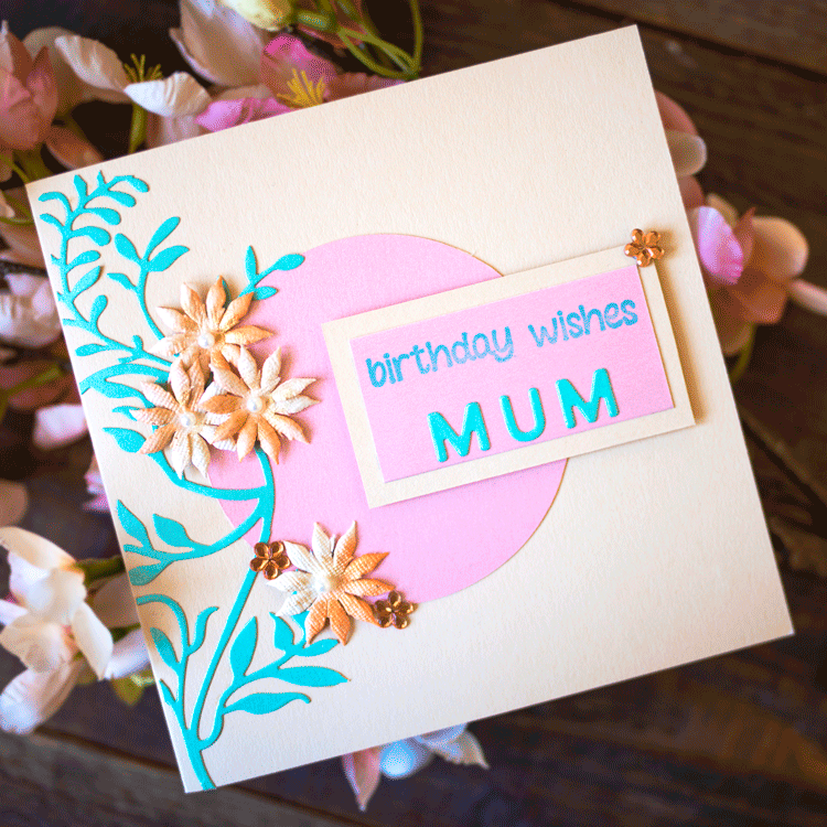 Mum Floral Birthday Wishes