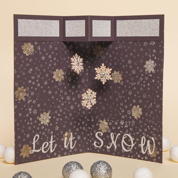 Hanging Snowflakes Card