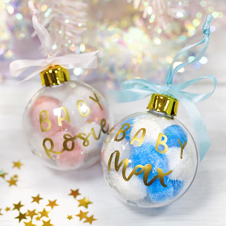 Personalised Baby Bauble