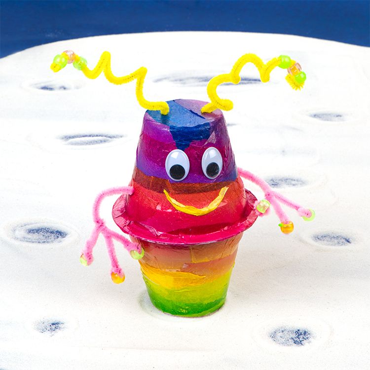 Make a Flowerpot Alien