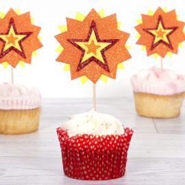 Firework Cupcake Topper