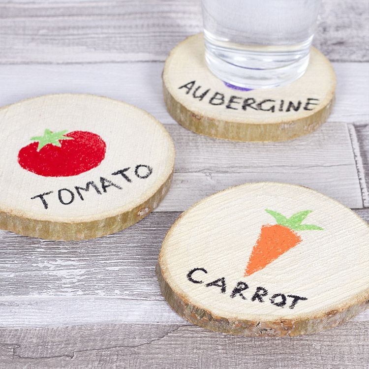 Vegetable Coasters