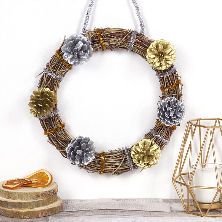 Pine Cone Wreath