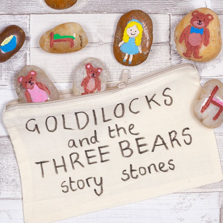 Goldilocks and the Three Bears Story Stones