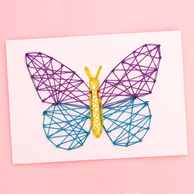 Butterfly String Art