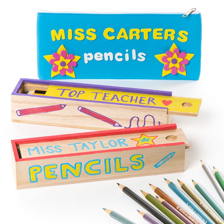 Teacher Pencil Box & Case