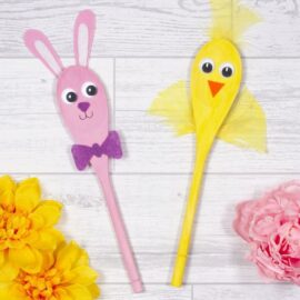 Easter Spoon Puppets