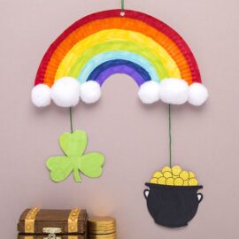 St Patrick’s Day Rainbow Mobile