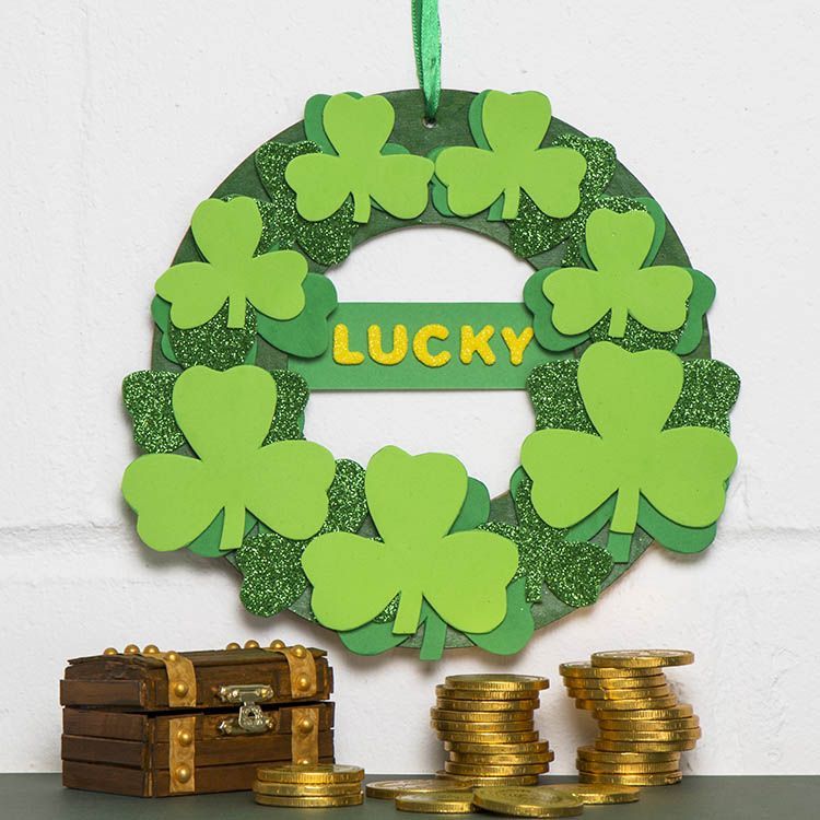 St Patrick’s Day Lucky Wreath