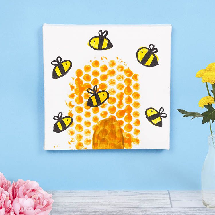 Bee Canvas Art