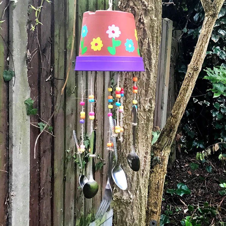 Flower Pot Wind Chime