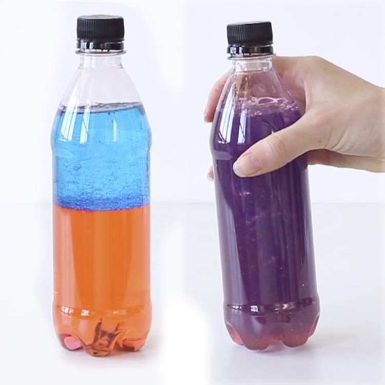 Colour Mixing Sensory Bottles