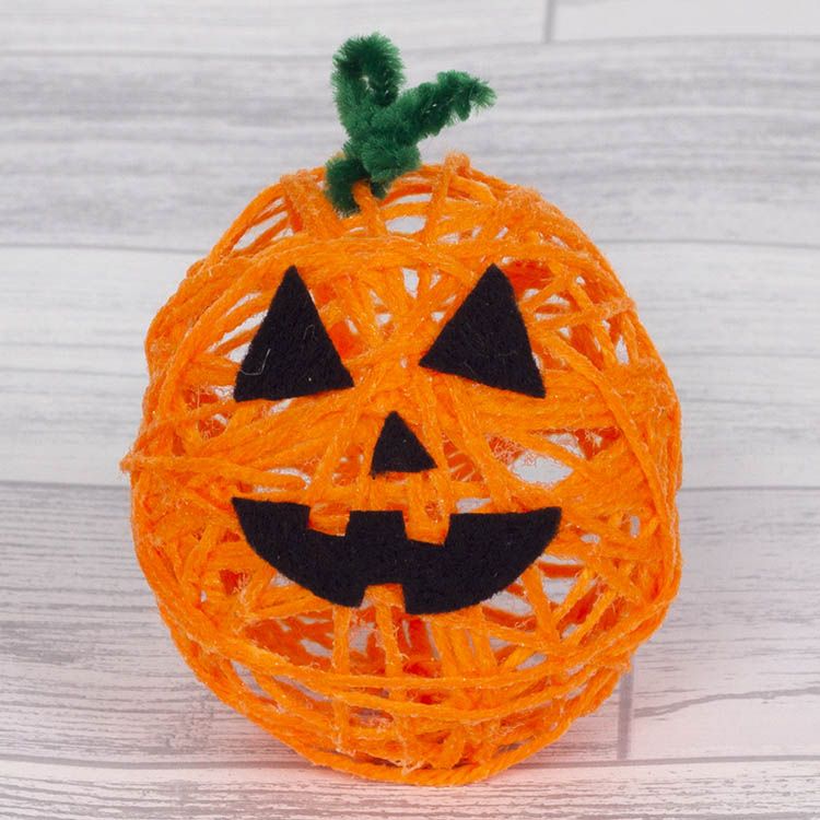 Pumpkin Yarn Decoration