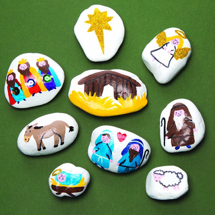 Nativity Story Stones