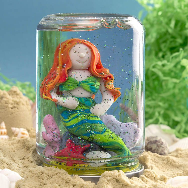 Mermaid Glitter Globe