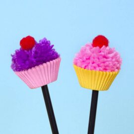 Cupcake Pencil Topper