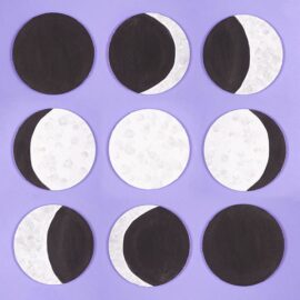 Moon Phase Canvases