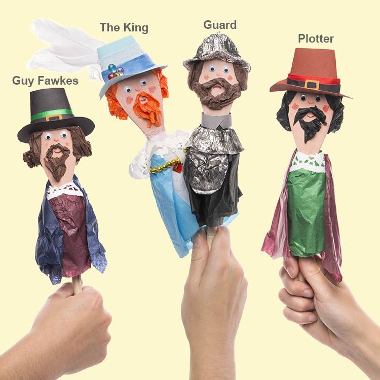 Gunpowder Plot Puppets