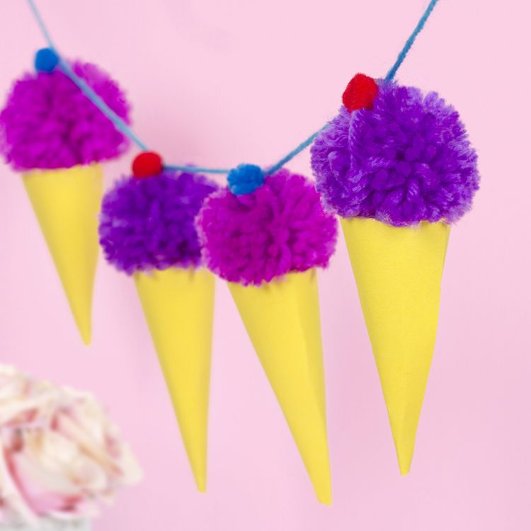 Pom Pom Ice Cream Bunting