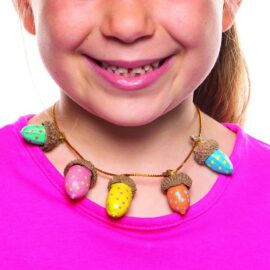 Dotty Acorn Necklace