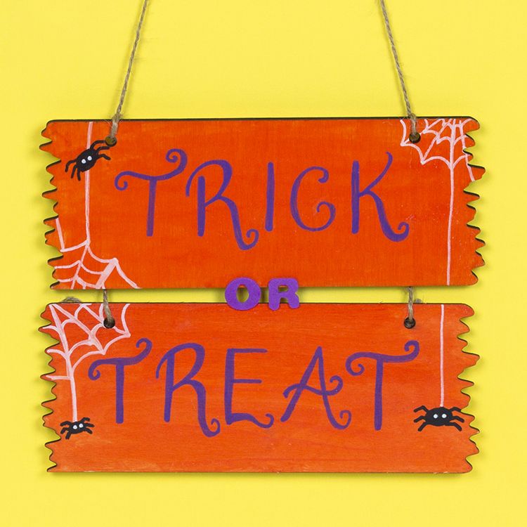 Trick or Treat Sign