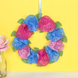 Paper Doily Wreath