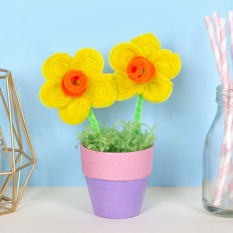 Pipe Cleaner Daffodils