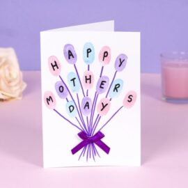 Fingerprint Balloon Card