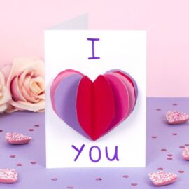 3D Heart Card