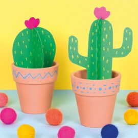 Paper Potted Cacti