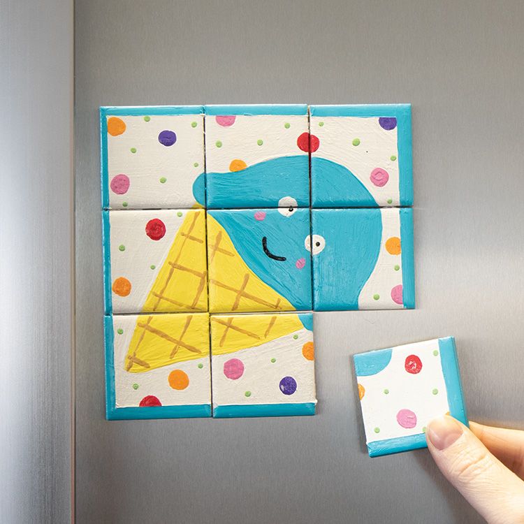 Ice Cream Puzzle Magnets