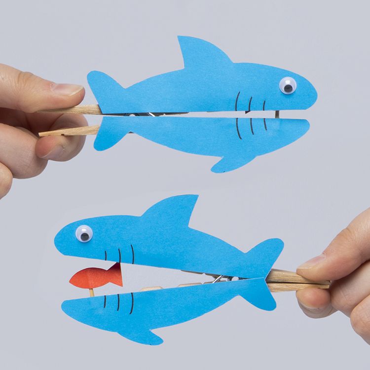 Shark Peg Puppet