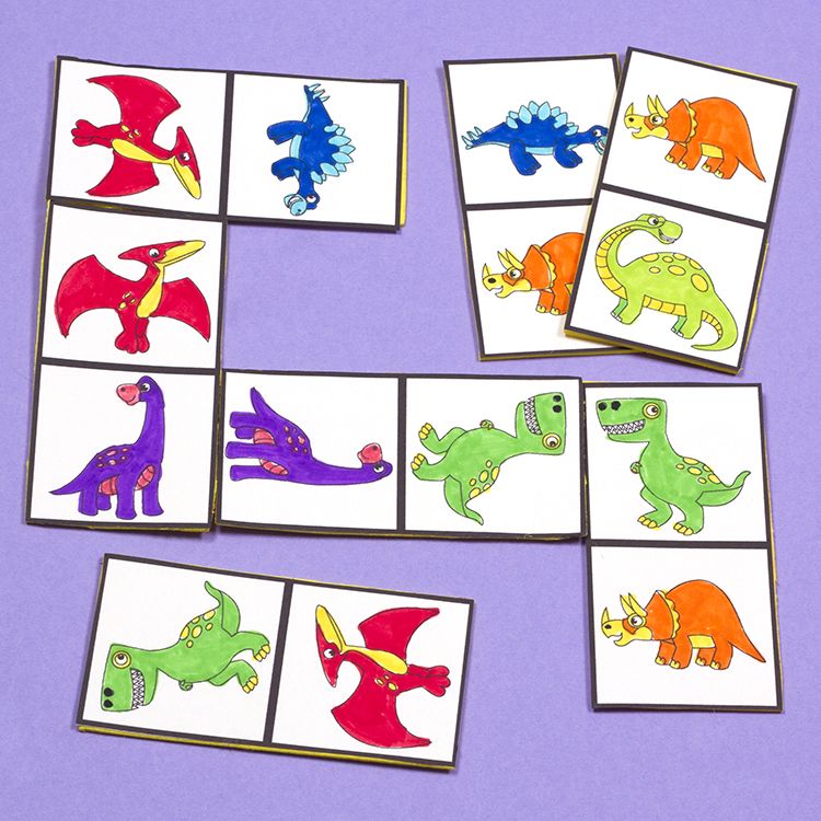 Dinosaur Dominoes