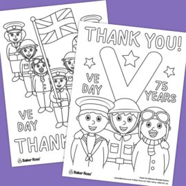 VE DAY Thank You Veterans Posters