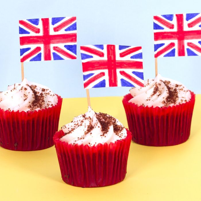 Union Jack Cake Topper