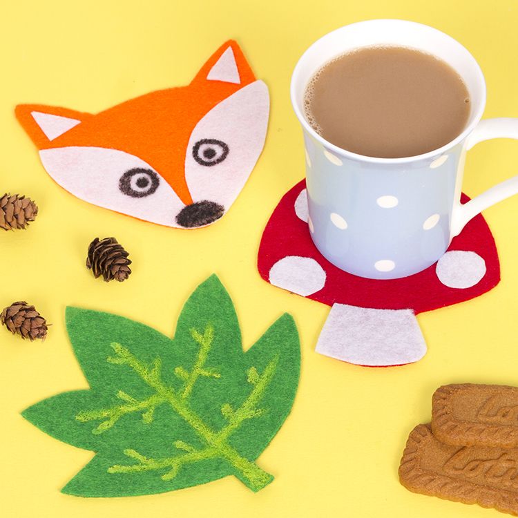 Felt Autumn Coasters