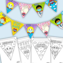 NHS HEROES Pennant Bunting